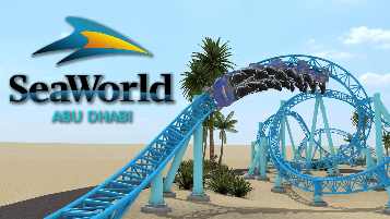 tourists enjoying rides and the sea creatures in the worlds biggest aquarium in abu dhabi, and the views of abu dhabi grand mosque, emirates palace, louvre museum on a abu dhabi city tour with seaworld tickets